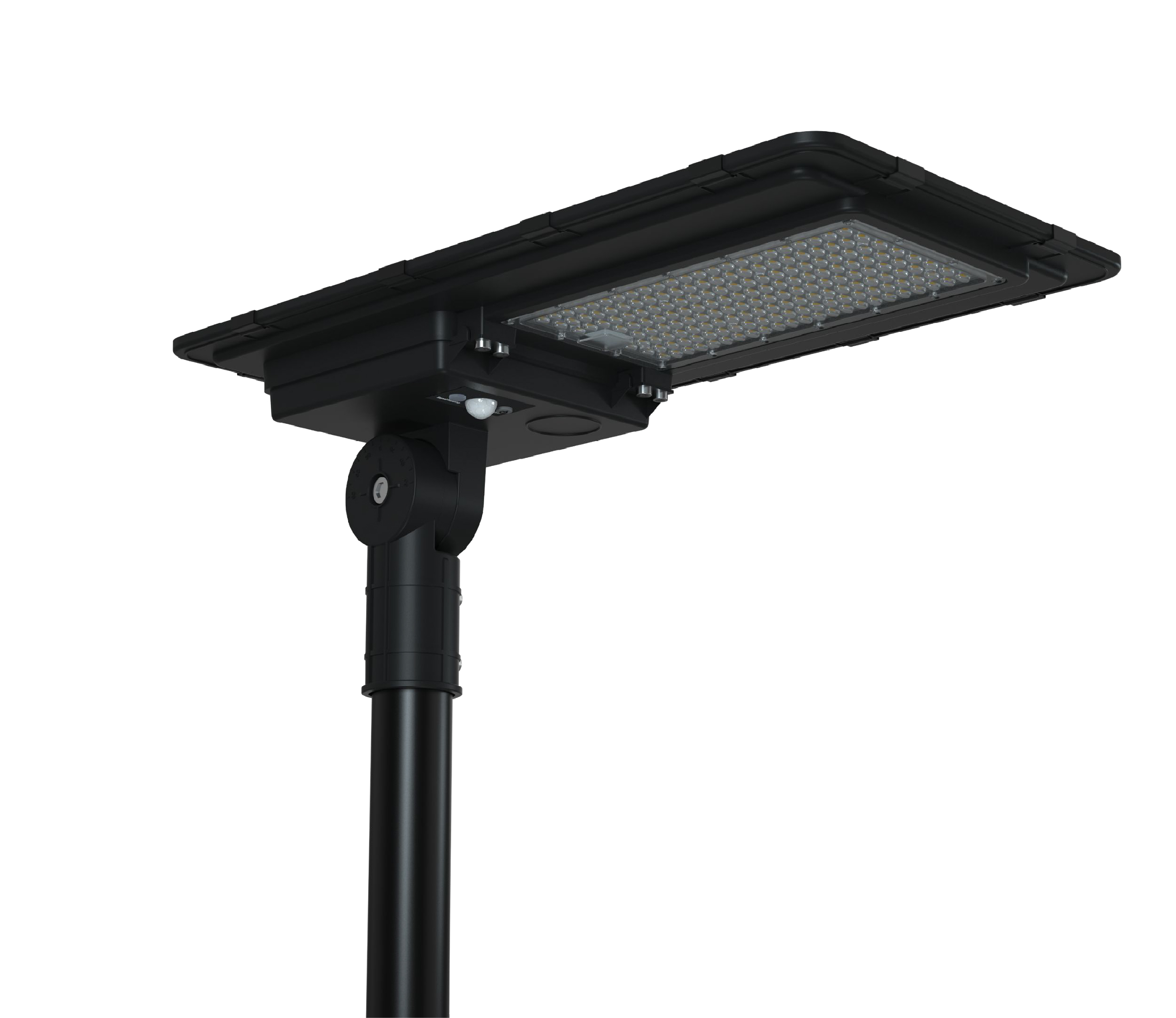 01 Luminaria led solar 60W con sensor de movimiento - Imagen 1