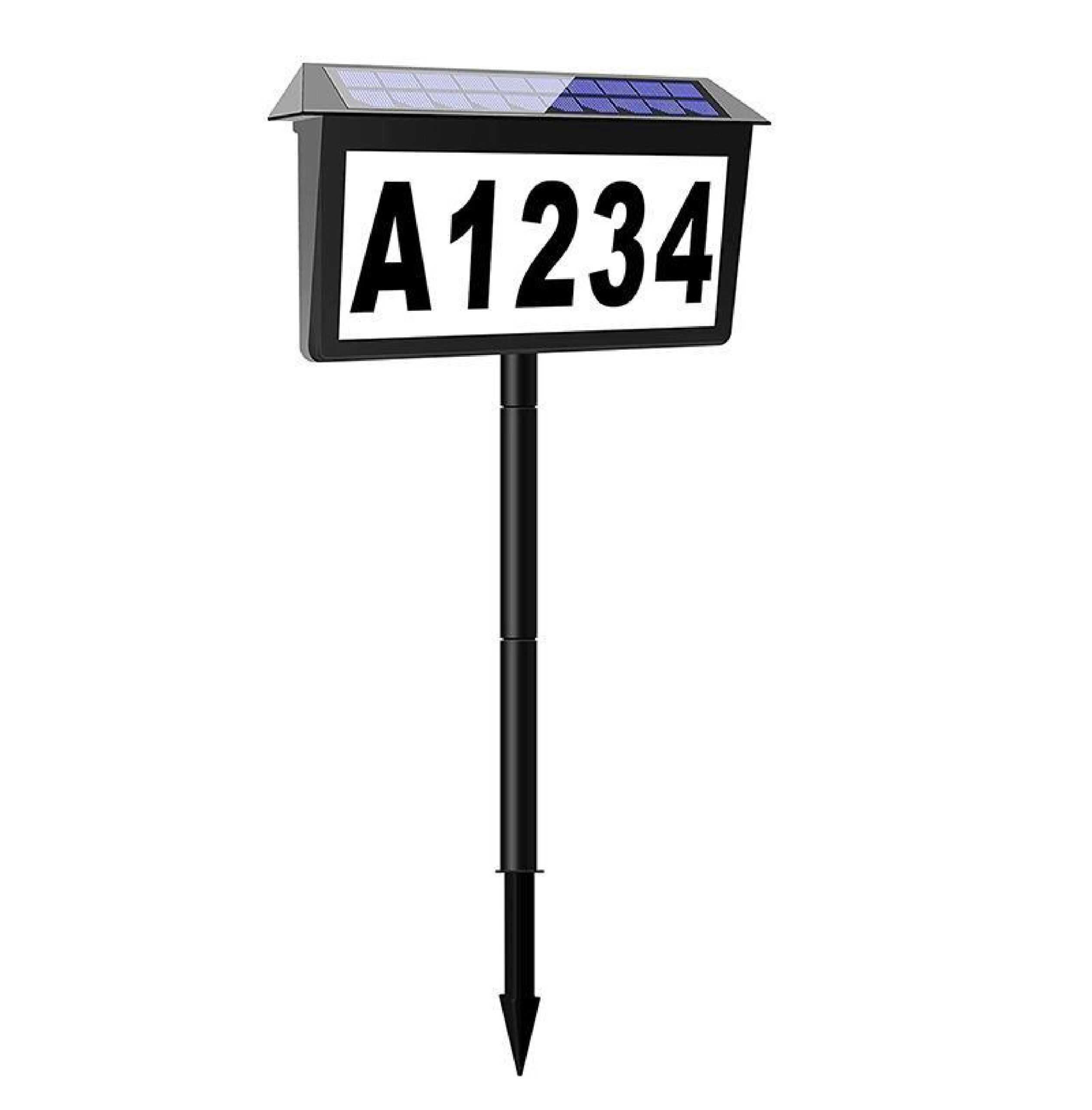 01 Portanúmero de domicilio solar - Imagen 1