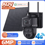 Cámara Solar 4G Inalámbrica Dual Lens 24/7 PTZ Exterior IP65 con Detección de Movimiento IA - Imagen 15