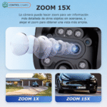 Cámara Vigilancia Solar 4g 6mp 15x Zoom Óptico Doble Lente - Imagen 2