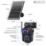 Cámara Vigilancia Solar 4g 6mp 15x Zoom Óptico Doble Lente - Imagen 5