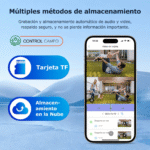 Cámara Solar 4G Inalámbrica Dual Lens 24/7 PTZ Exterior IP65 con Detección de Movimiento IA - Imagen 10