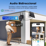 Cámara Solar 4G Inalámbrica Dual Lens 24/7 PTZ Exterior IP65 con Detección de Movimiento IA - Imagen 5