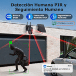 Cámara Solar 4G Inalámbrica Dual Lens 24/7 PTZ Exterior IP65 con Detección de Movimiento IA - Imagen 4