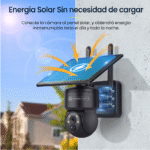 Cámara Solar 4g Domo 360 Vigilancia Campo Ciudad 4 Megapíxel - Imagen 3