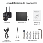 Cámara Solar 4g Domo 360 Vigilancia Campo Ciudad 4 Megapíxel - Imagen 8