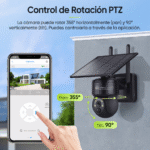 Cámara Solar 4g Domo 360 Vigilancia Campo Ciudad 4 Megapíxel - Imagen 7